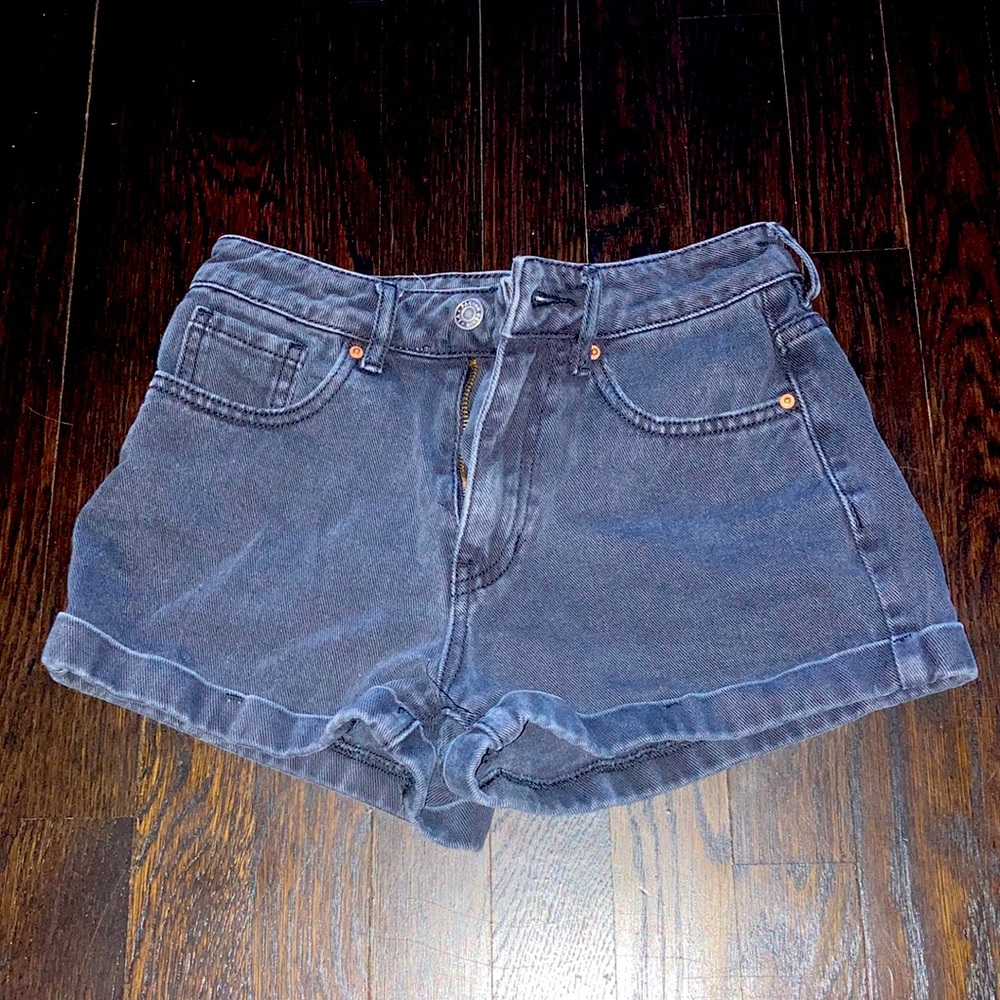 Pac Sun Black Denim Shorts